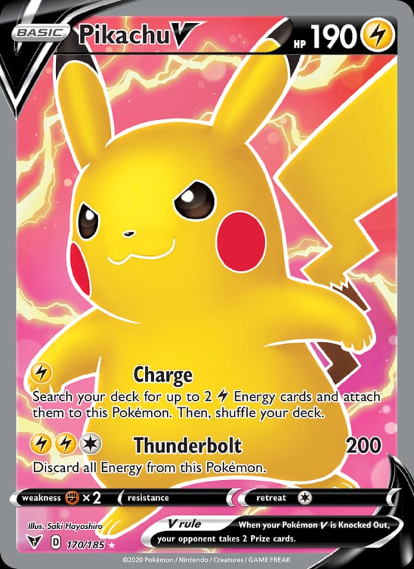 Pikachu V, SWSH04: Vivid Voltage · 170/185