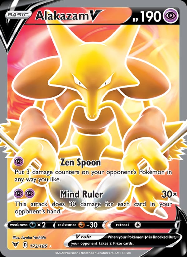 Alakazam V, SWSH04: Vivid Voltage · 172/185