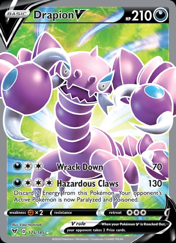 Drapion V, SWSH04: Vivid Voltage · 175/185