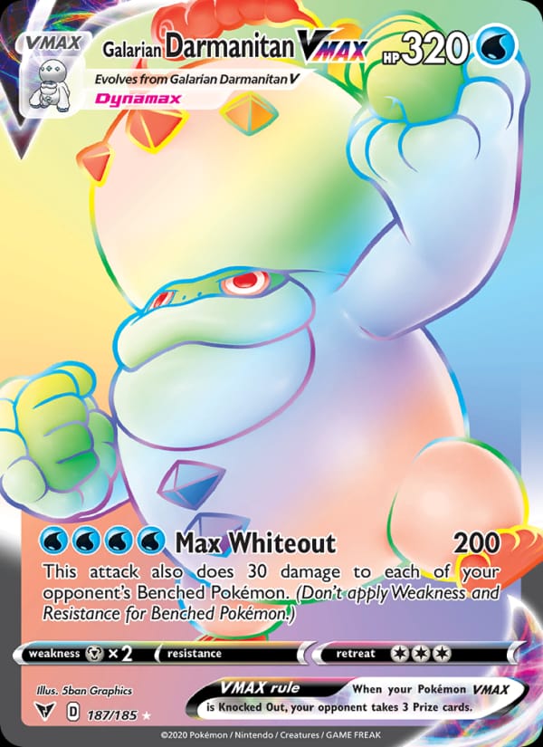 Galarian Darmanitan VMAX, SWSH04: Vivid Voltage · 187/185