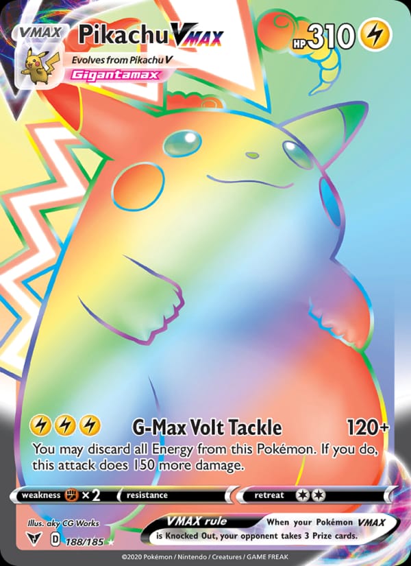 Pikachu VMAX, SWSH04: Vivid Voltage · 188/185