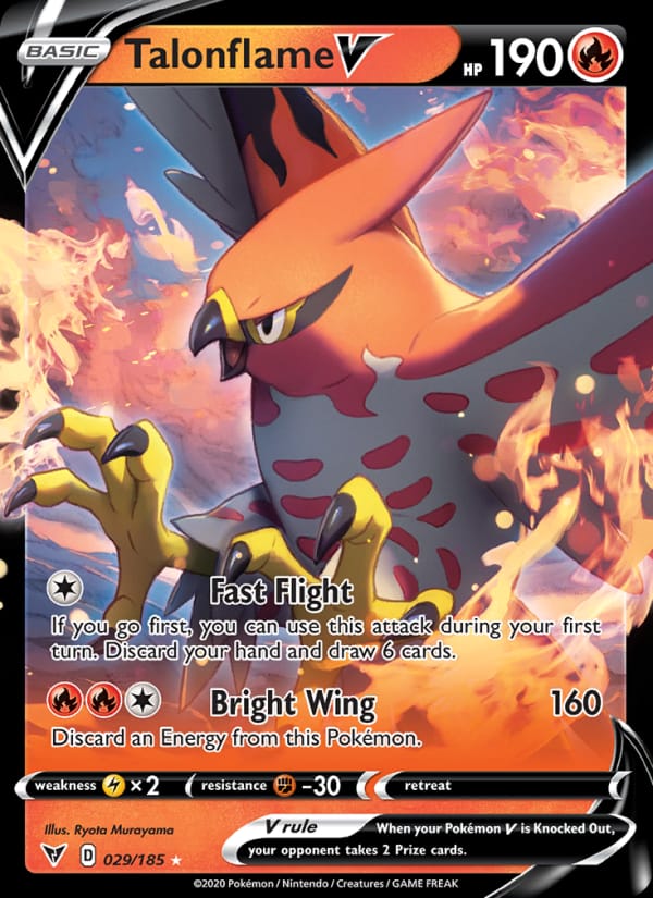 Talonflame V, SWSH04: Vivid Voltage · 029/185