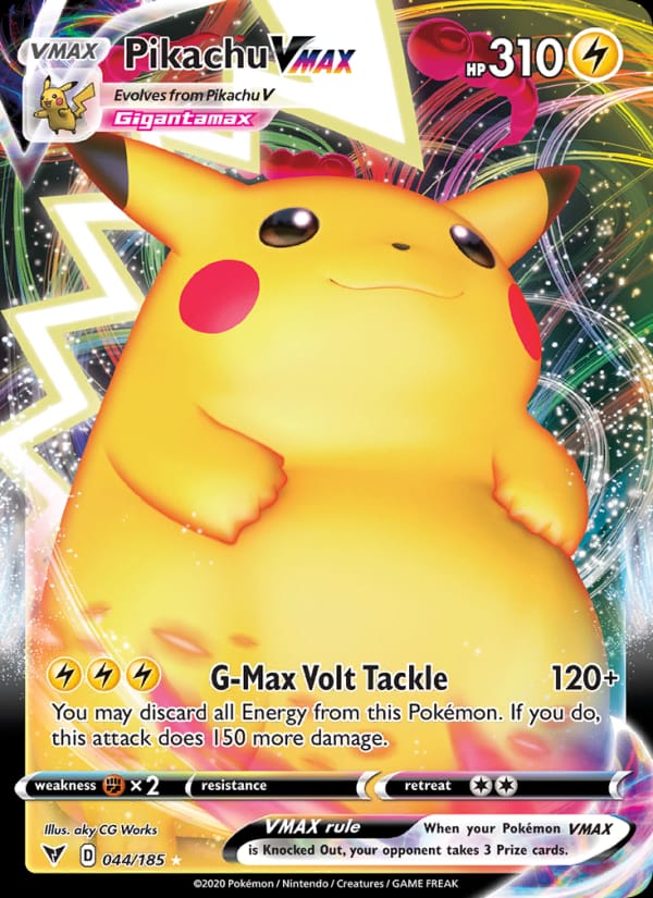 Pikachu VMAX, SWSH04: Vivid Voltage · 044/185
