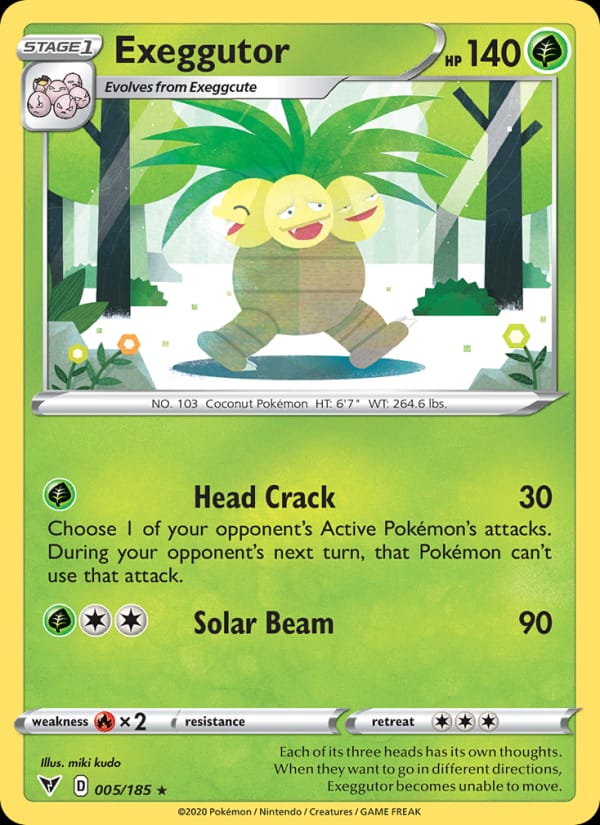 Exeggutor, SWSH04: Vivid Voltage · 005/185