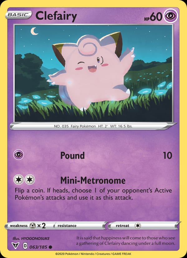 Clefairy, SWSH04: Vivid Voltage · 063/185
