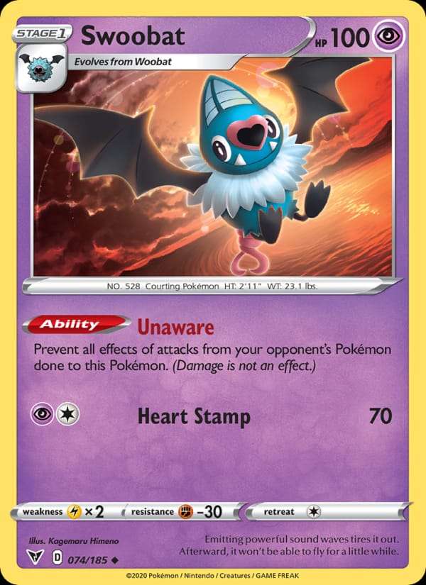 Swoobat, SWSH04: Vivid Voltage · 074/185