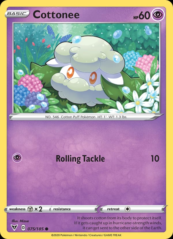 Cottonee, SWSH04: Vivid Voltage · 075/185