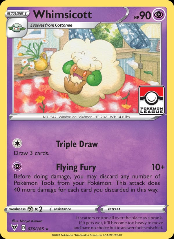 Whimsicott, SWSH04: Vivid Voltage · 076/185