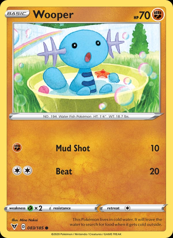 Wooper, SWSH04: Vivid Voltage · 083/185