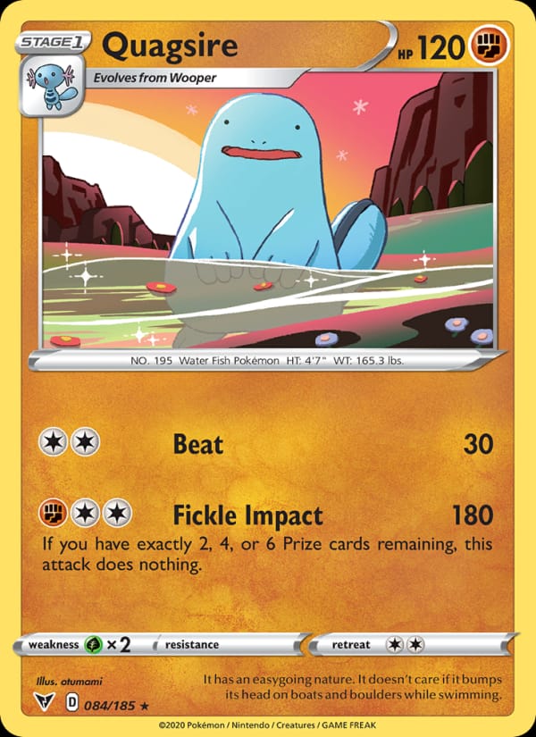 Quagsire, SWSH04: Vivid Voltage · 084/185