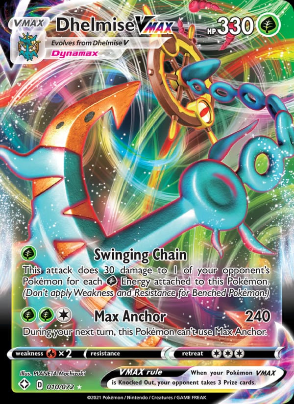 Dhelmise VMAX, Shining Fates · 010/072
