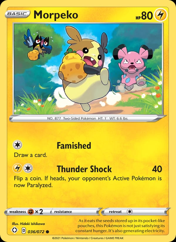 Morpeko, Shining Fates · 036/072