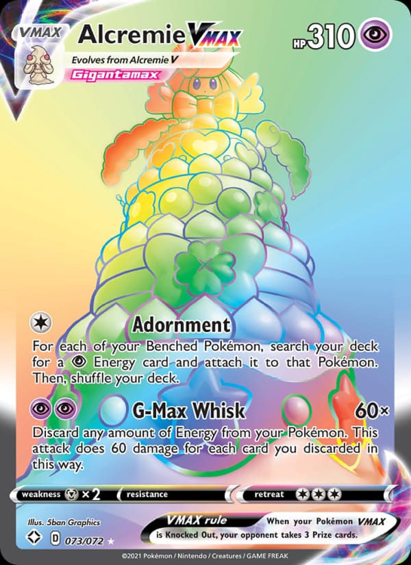 Alcremie VMAX, Shining Fates · 073/072