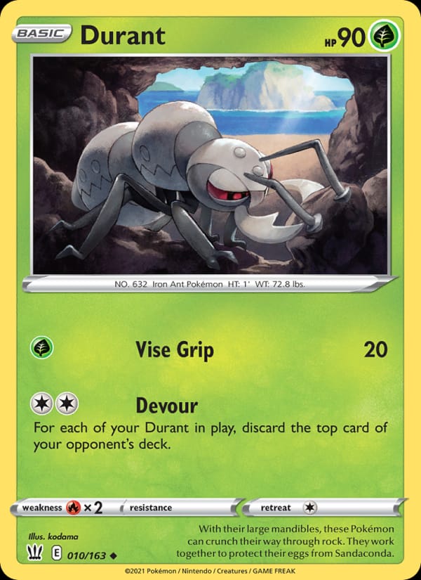 Durant, SWSH05: Battle Styles · 010/163