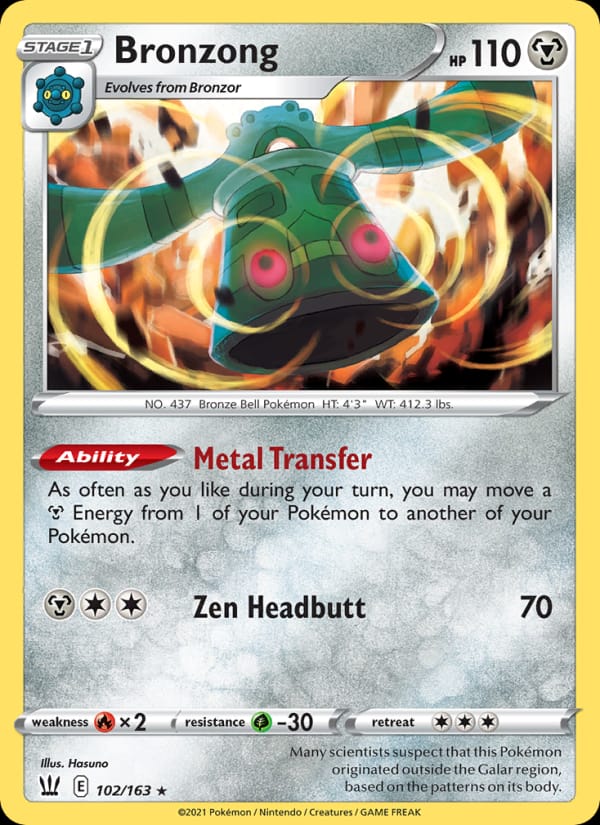 Bronzong, SWSH05: Battle Styles · 102/163