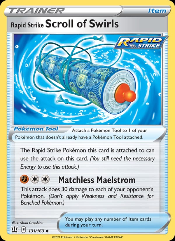 Rapid Strike Scroll of Swirls, SWSH05: Battle Styles · 131/163