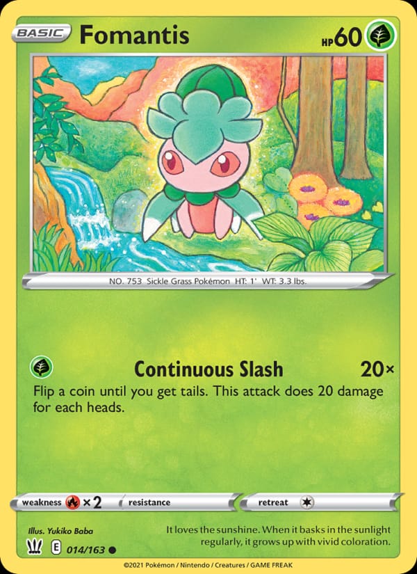 Fomantis, SWSH05: Battle Styles · 014/163