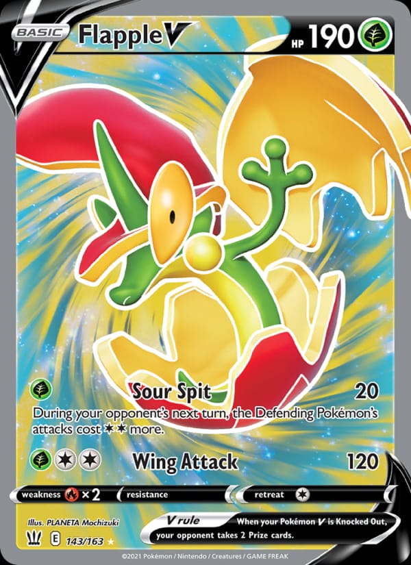 Flapple V, SWSH05: Battle Styles · 143/163