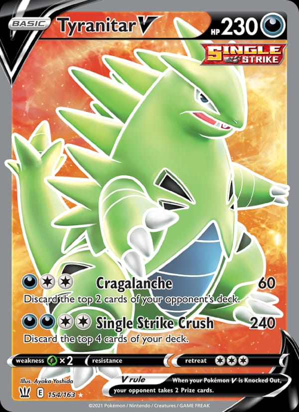 Tyranitar V, SWSH05: Battle Styles · 154/163
