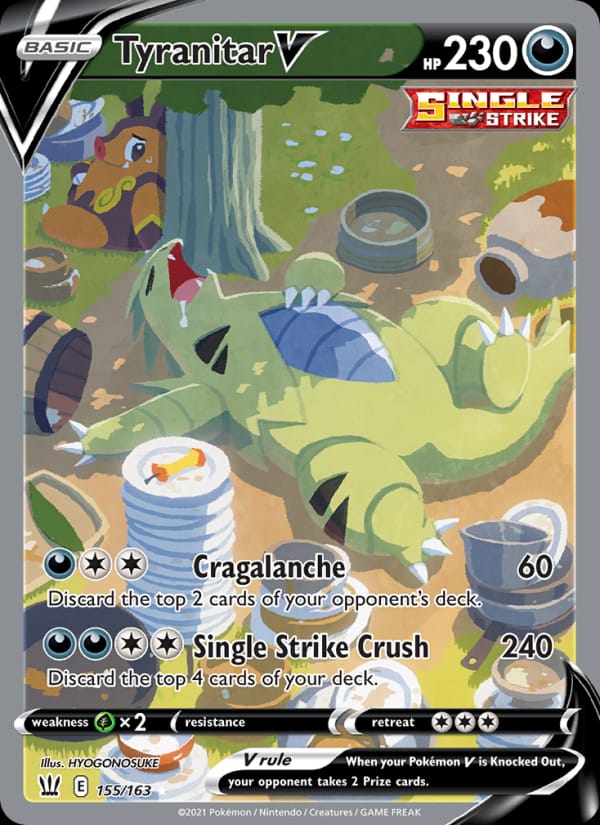 Tyranitar V, SWSH05: Battle Styles · 155/163
