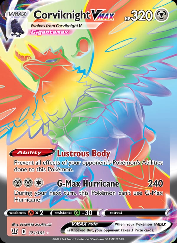 Corviknight VMAX, SWSH05: Battle Styles · 171/163