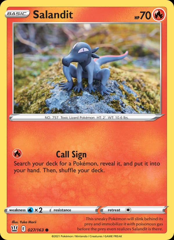 Salandit, SWSH05: Battle Styles · 027/163