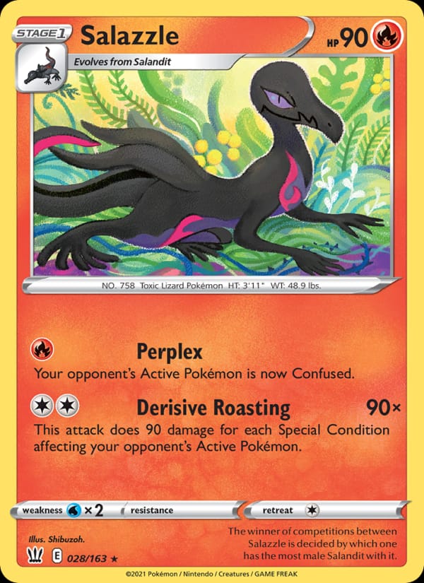 Salazzle, SWSH05: Battle Styles · 028/163