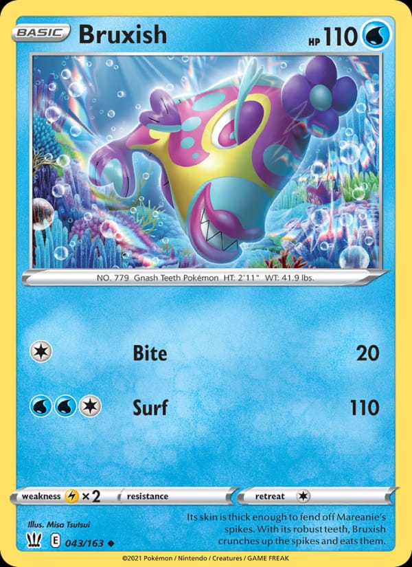 Bruxish, SWSH05: Battle Styles · 043/163