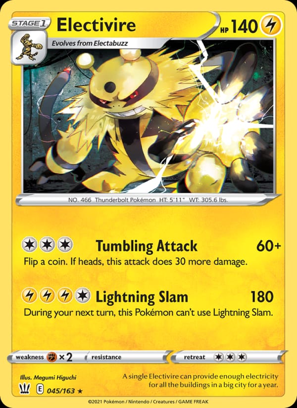 Electivire, SWSH05: Battle Styles · 045/163