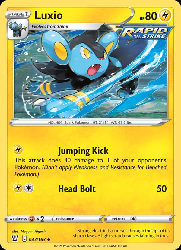 Luxio, SWSH05: Battle Styles · 047/163