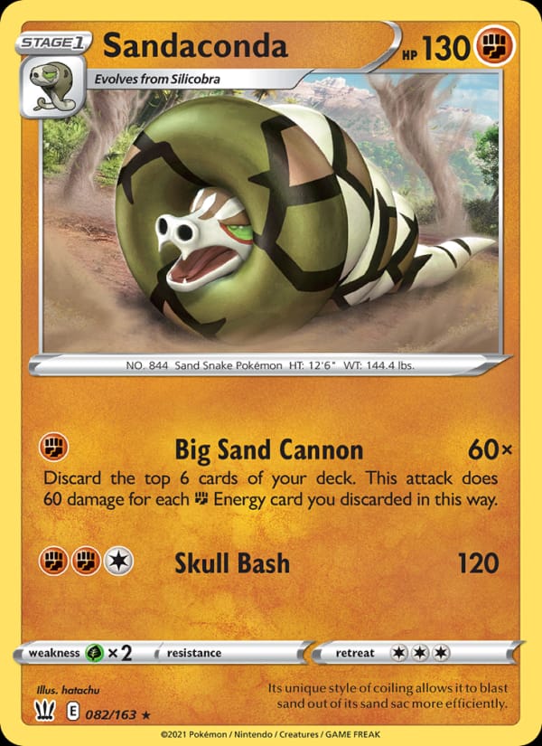 Sandaconda, SWSH05: Battle Styles · 082/163