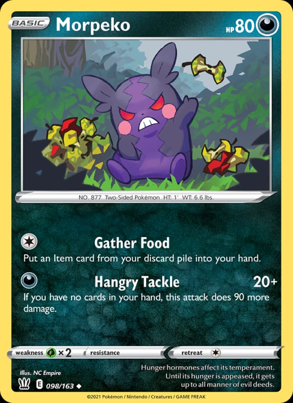 Morpeko, SWSH05: Battle Styles · 098/163