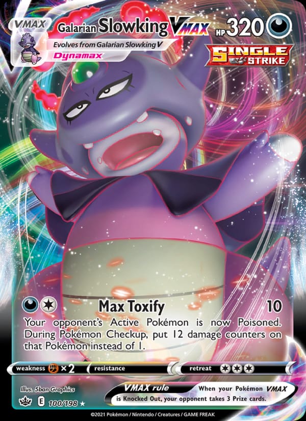 Galarian Slowking VMAX, SWSH06: Chilling Reign · 100/198
