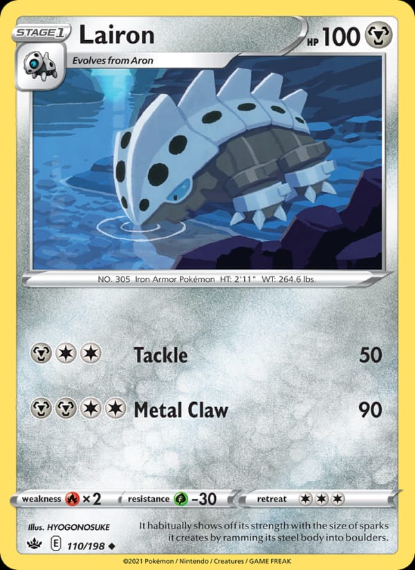 Lairon, SWSH06: Chilling Reign · 110/198