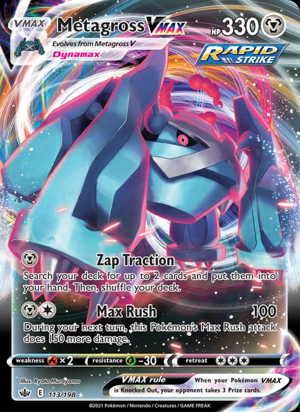 Metagross VMAX, SWSH06: Chilling Reign · 113/198