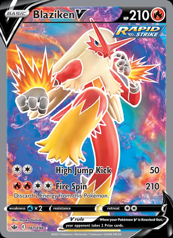 Blaziken V, SWSH06: Chilling Reign · 161/198