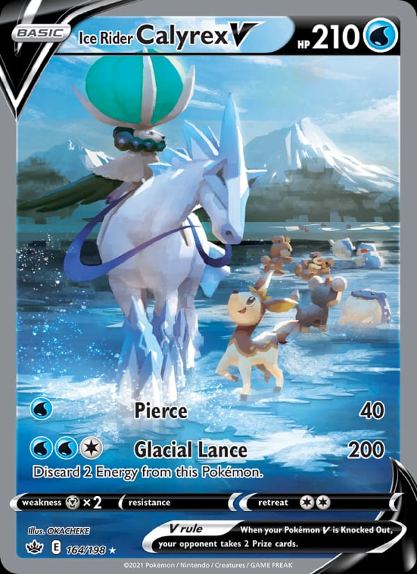 Ice Rider Calyrex V, SWSH06: Chilling Reign · 164/198