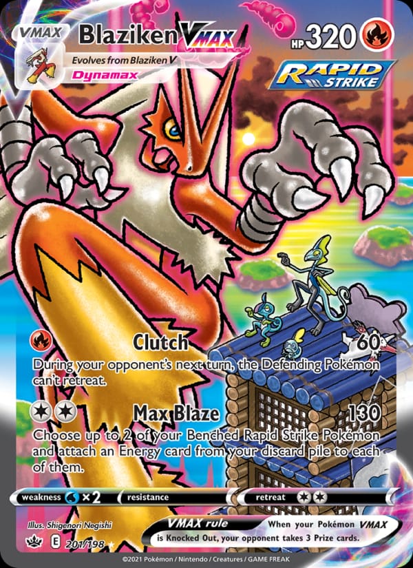 Blaziken VMAX, SWSH06: Chilling Reign · 201/198