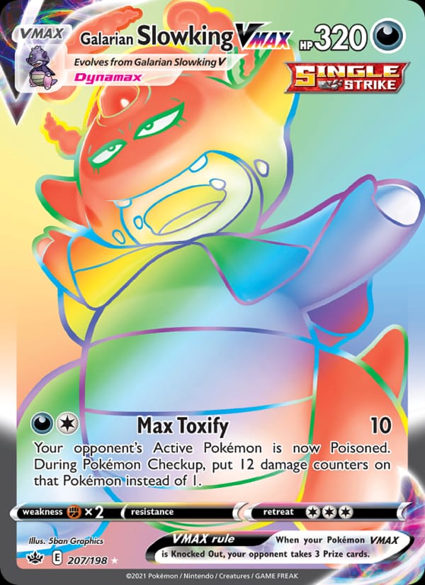 Galarian Slowking VMAX, SWSH06: Chilling Reign · 207/198
