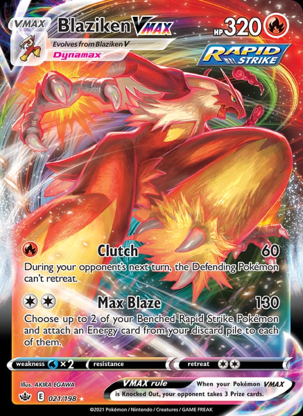 Blaziken VMAX, SWSH06: Chilling Reign · 021/198