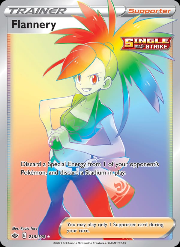 Flannery, SWSH06: Chilling Reign · 215/198