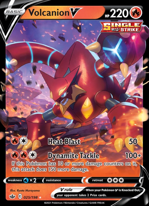 Volcanion V, SWSH06: Chilling Reign · 025/198