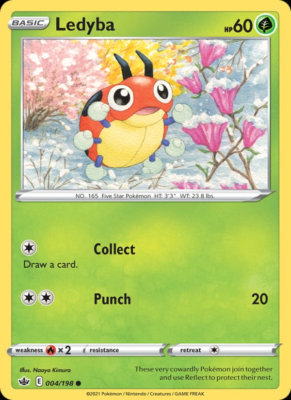 Ledyba, SWSH06: Chilling Reign · 004/198