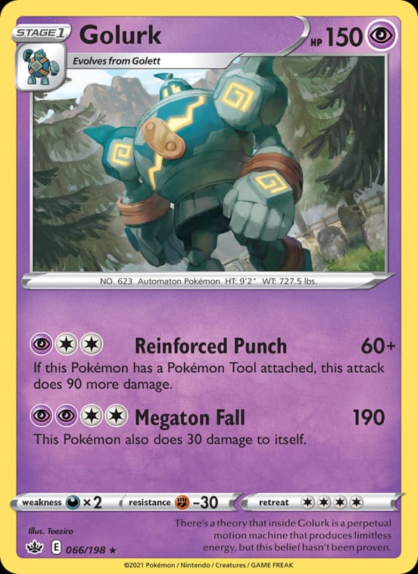 Golurk, SWSH06: Chilling Reign · 066/198