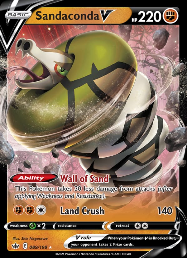 Sandaconda V, SWSH06: Chilling Reign · 089/198