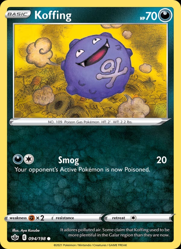 Koffing, SWSH06: Chilling Reign · 094/198
