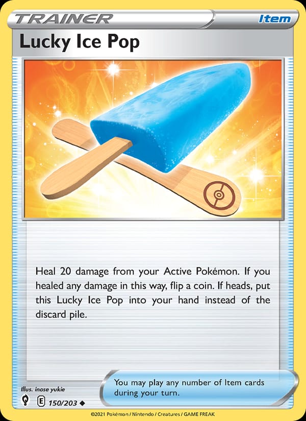 Lucky Ice Pop, SWSH07: Evolving Skies · 150/203