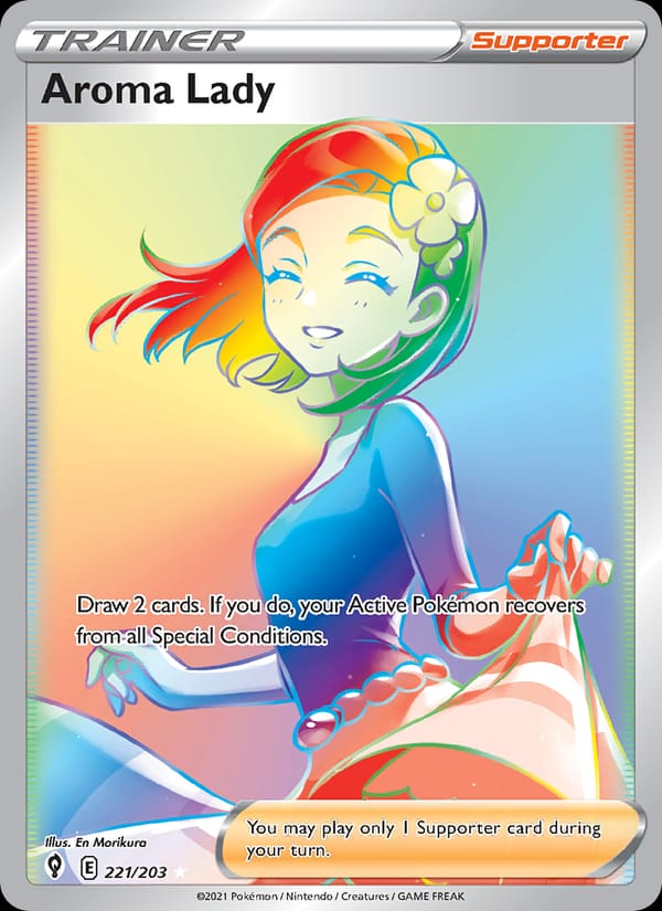 Aroma Lady, SWSH07: Evolving Skies · 221/203