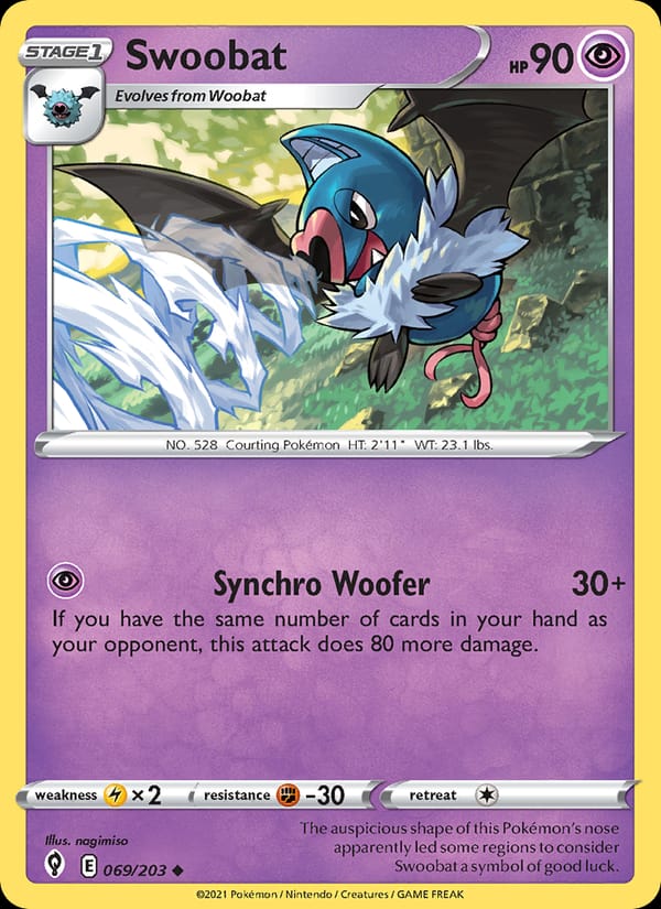Swoobat, SWSH07: Evolving Skies · 069/203