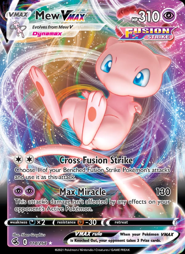 Mew VMAX, SWSH08: Fusion Strike · 114/264